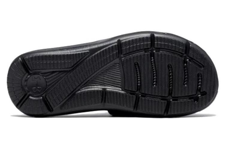 Шлепанцы женские Under Armour Ignite 6 Graphic halo grey black, 36.5 EU