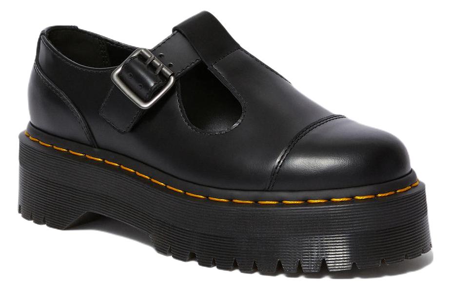 Полуботинки женские Dr. Martens Bethan черные-желтые, 37 EU