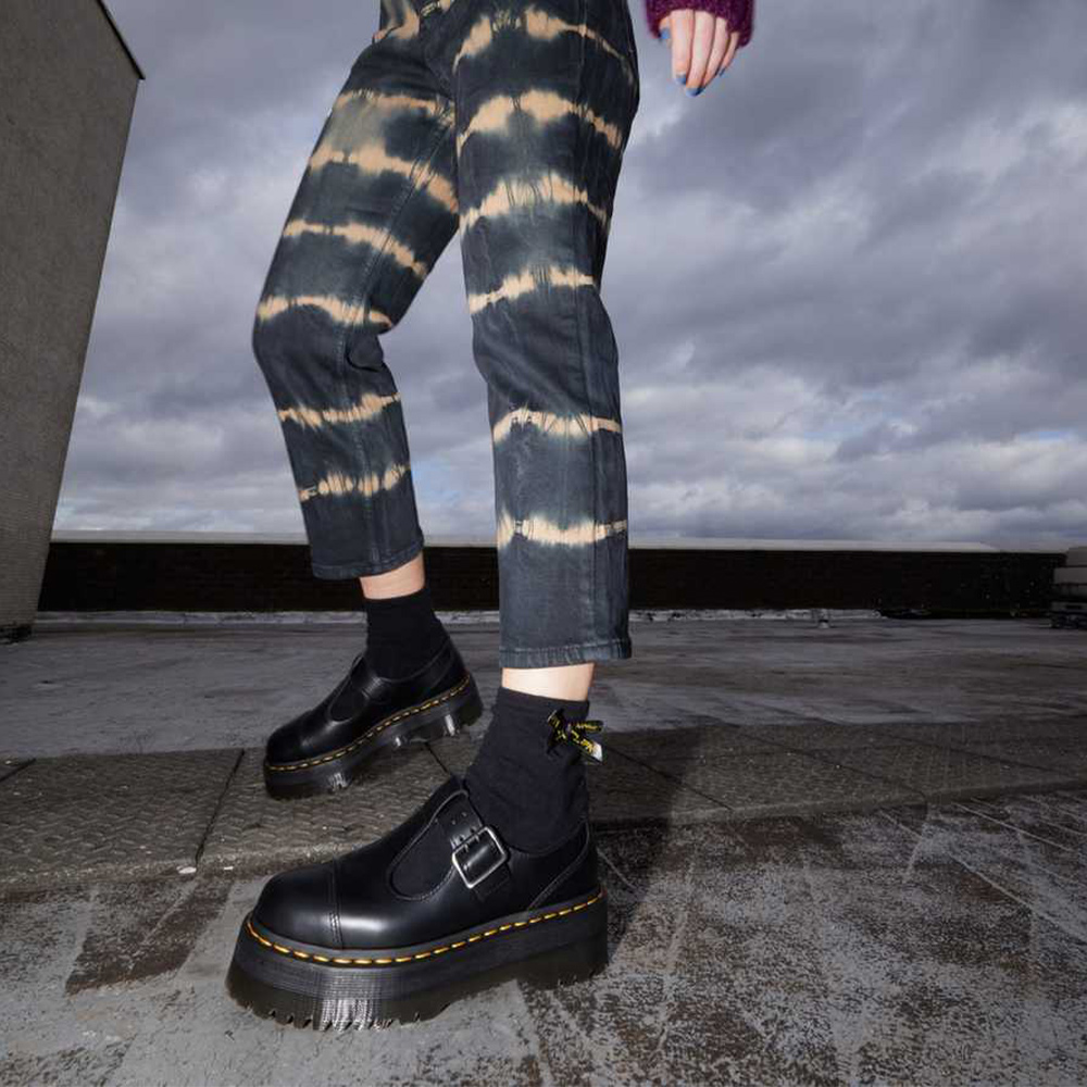 Полуботинки женские Dr. Martens Bethan черные-желтые, 37 EU