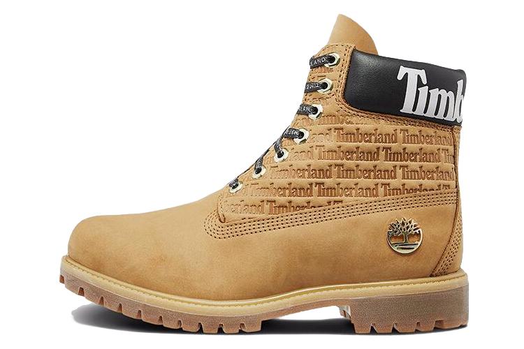Ботинки мужские Timberland 6 Inch Premium Logo Wide Fit, wheat nubuck