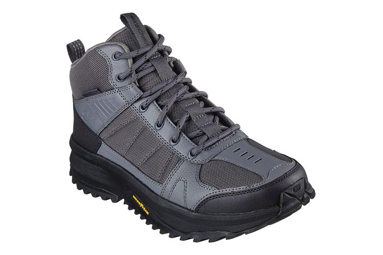 Спортивные ботинки мужские Skechers Bionic Trail High Top черно-серые, 39.5 EU