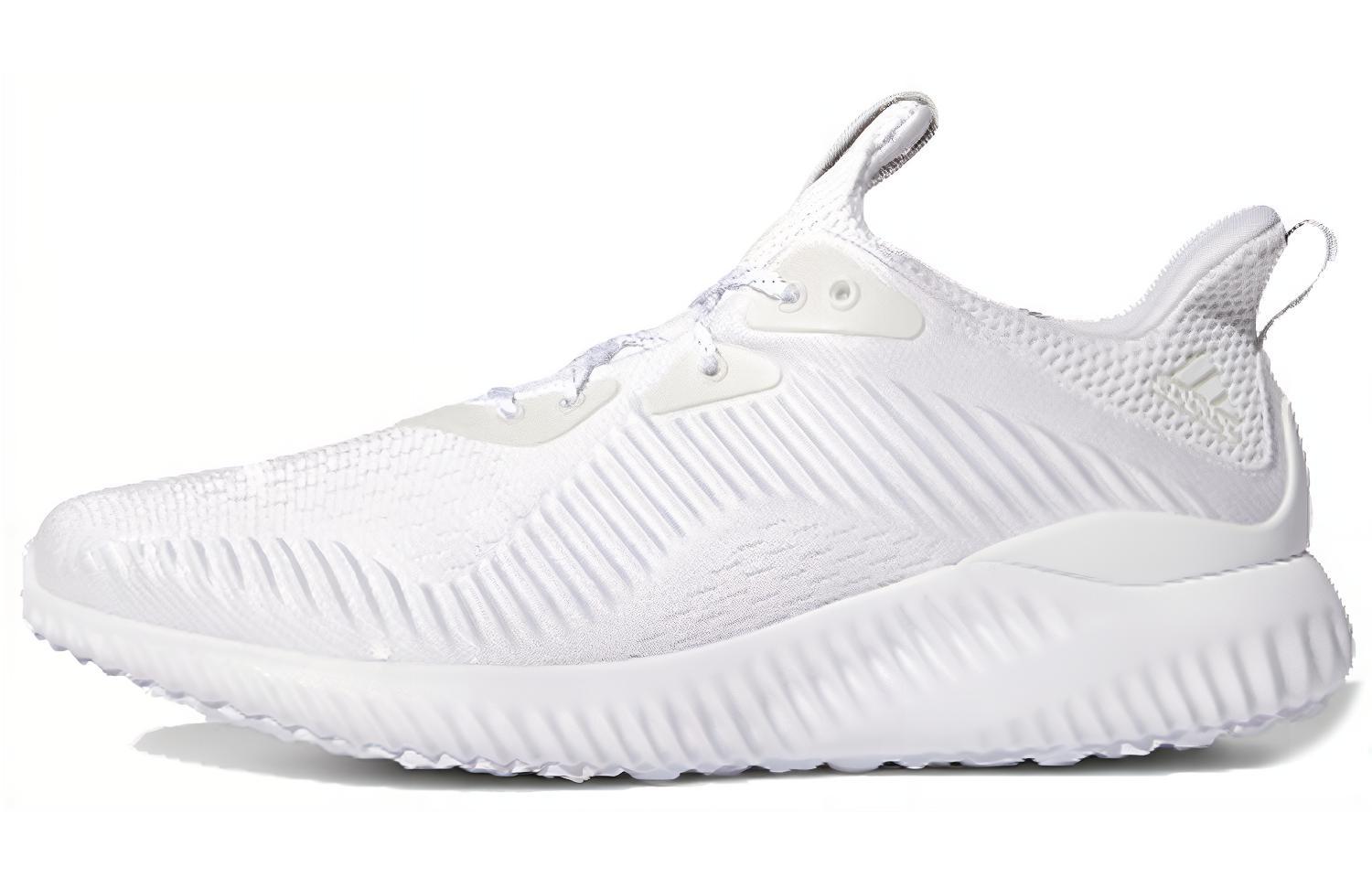 Кроссовки унисекс Adidas Alphabounce 1 белые, 42 2/3 EU