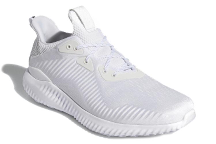 Кроссовки унисекс Adidas Alphabounce 1 белые, 42 2/3 EU