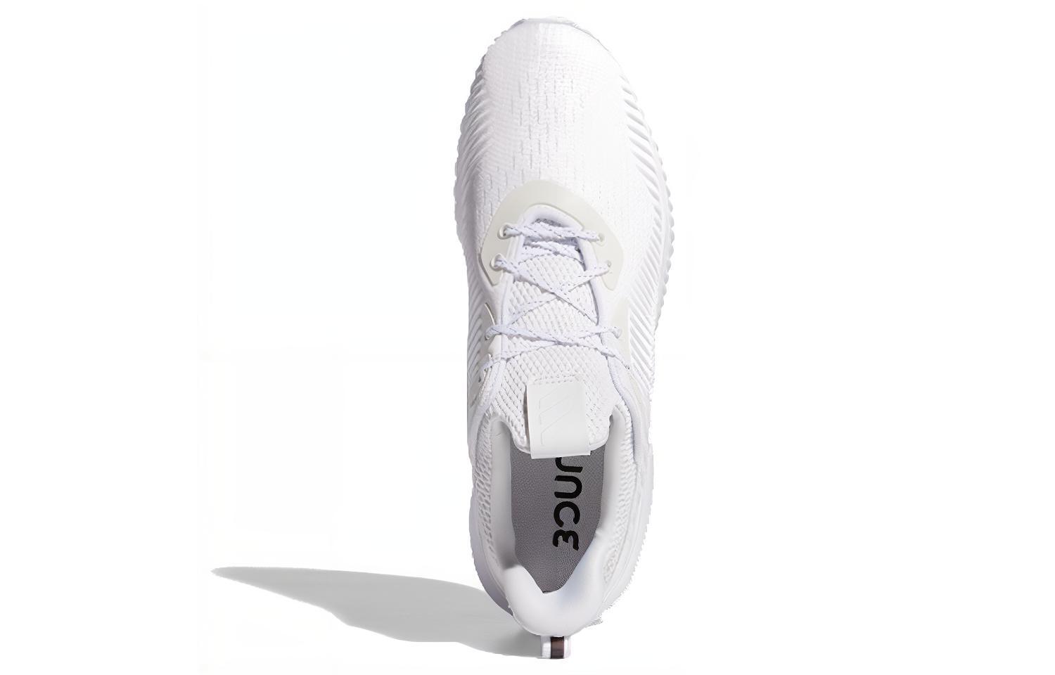 Кроссовки унисекс Adidas Alphabounce 1 белые, 42 2/3 EU