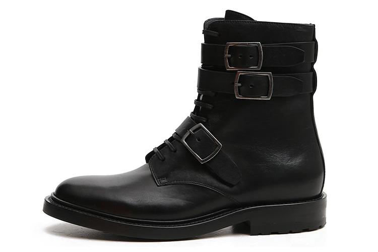 Женские ботинки SAINT LAURENT Army черные, 35.5 EU