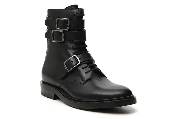 Женские ботинки SAINT LAURENT Army черные, 35.5 EU