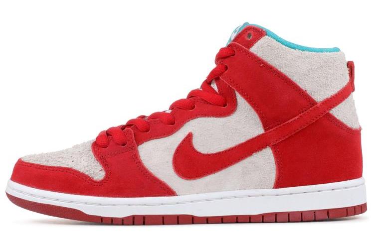 Кеды мужские Nike SB Dunk High Dr. Seuss красные