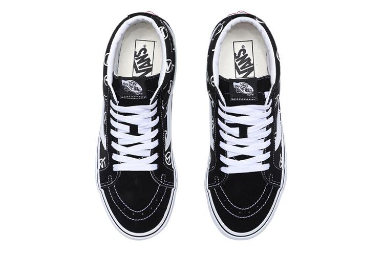 Кеды унисекс Vans SK8 Mid Logo черные, 36 EU