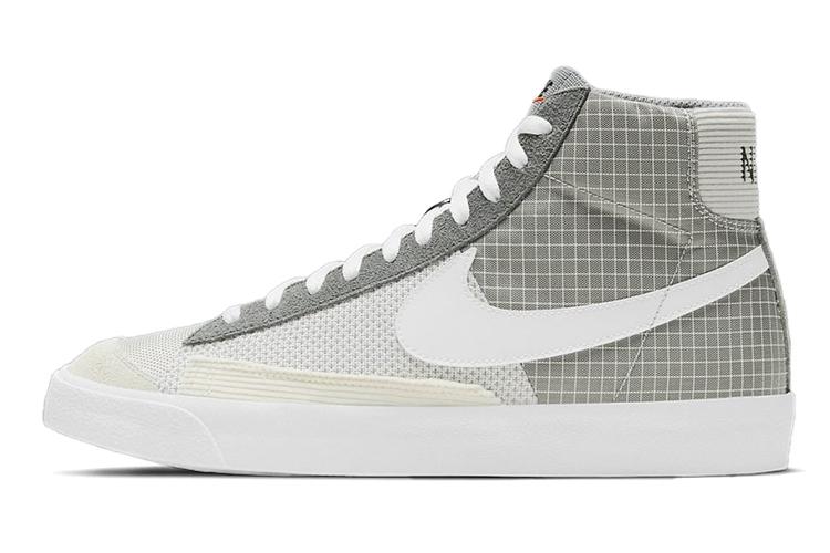 Спортивные кеды мужские Nike Blazer Mid 77 Patch серые