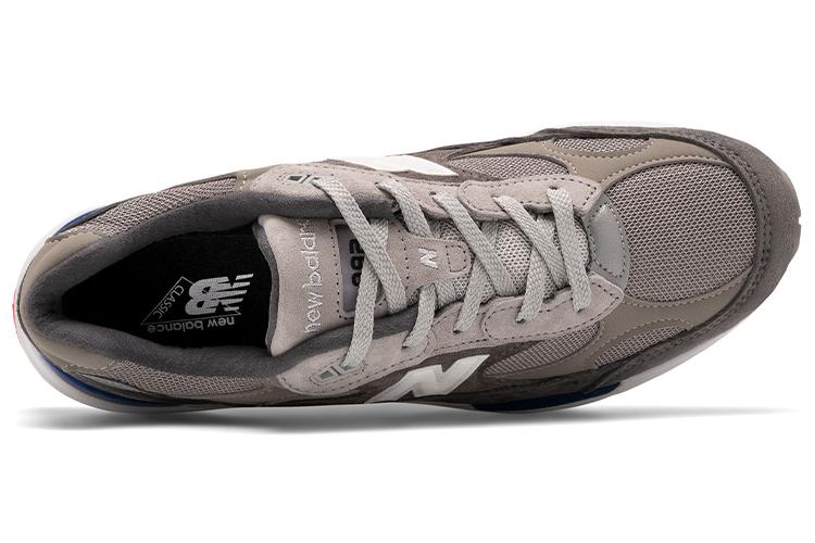 Кроссовки унисекс New Balance 992 серые, синие, красные, 40.5 EU