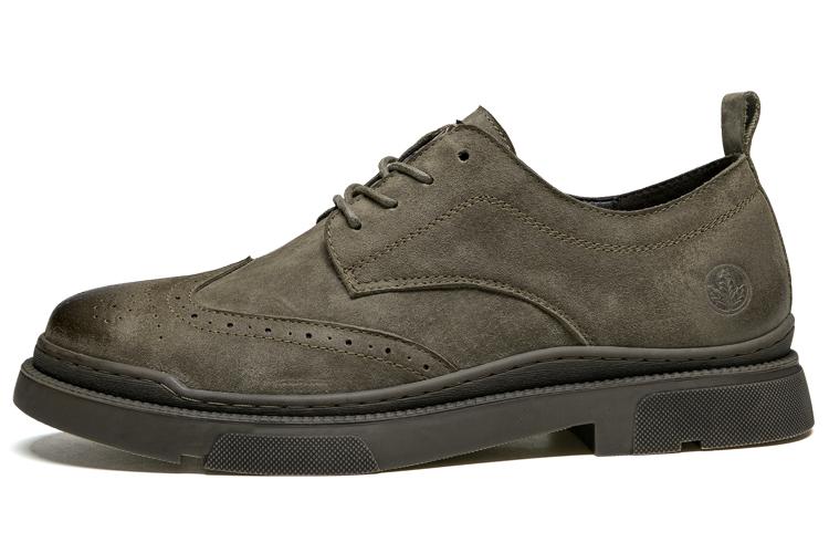 Туфли мужские LEAVELAND E2119 хаки/серый, 38 EU