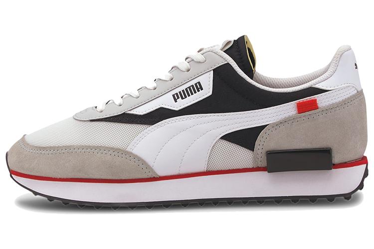 Кроссовки унисекс PUMA Future Rider Core белые, черные, 37 EU