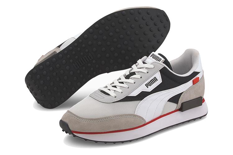 Кроссовки унисекс PUMA Future Rider Core белые, черные, 37 EU