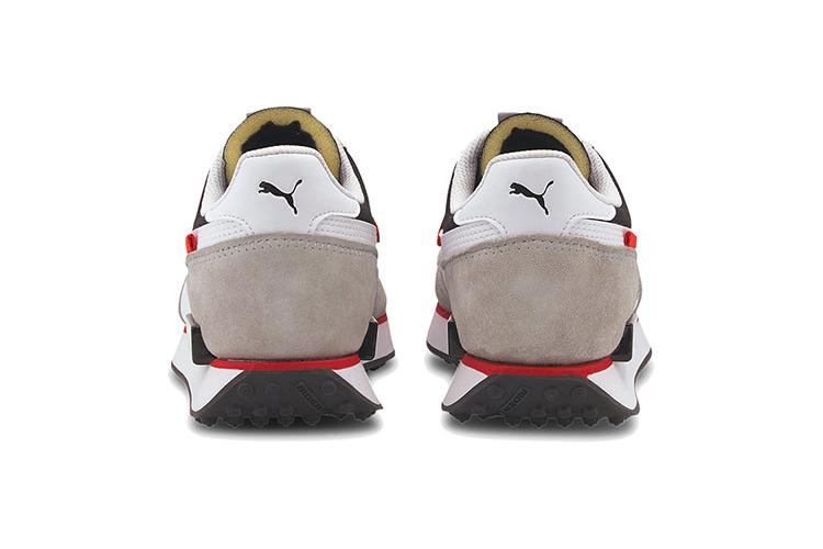 Кроссовки унисекс PUMA Future Rider Core белые, черные, 37 EU