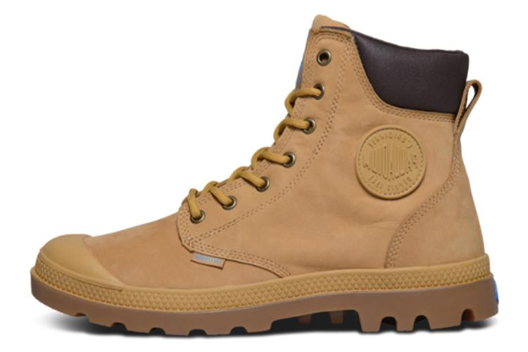 Ботинки унисекс Palladium Pampa Lu Short Martin Boot коричневые, 35 EU