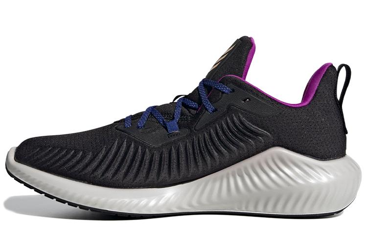 Кроссовки мужские Adidas Alphabounce+ Run Em черные, 40 2/3 EU