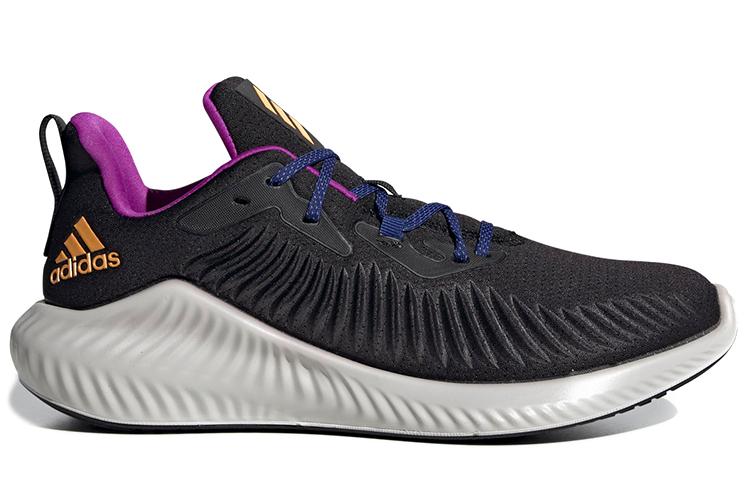 Кроссовки мужские Adidas Alphabounce+ Run Em черные, 40 2/3 EU