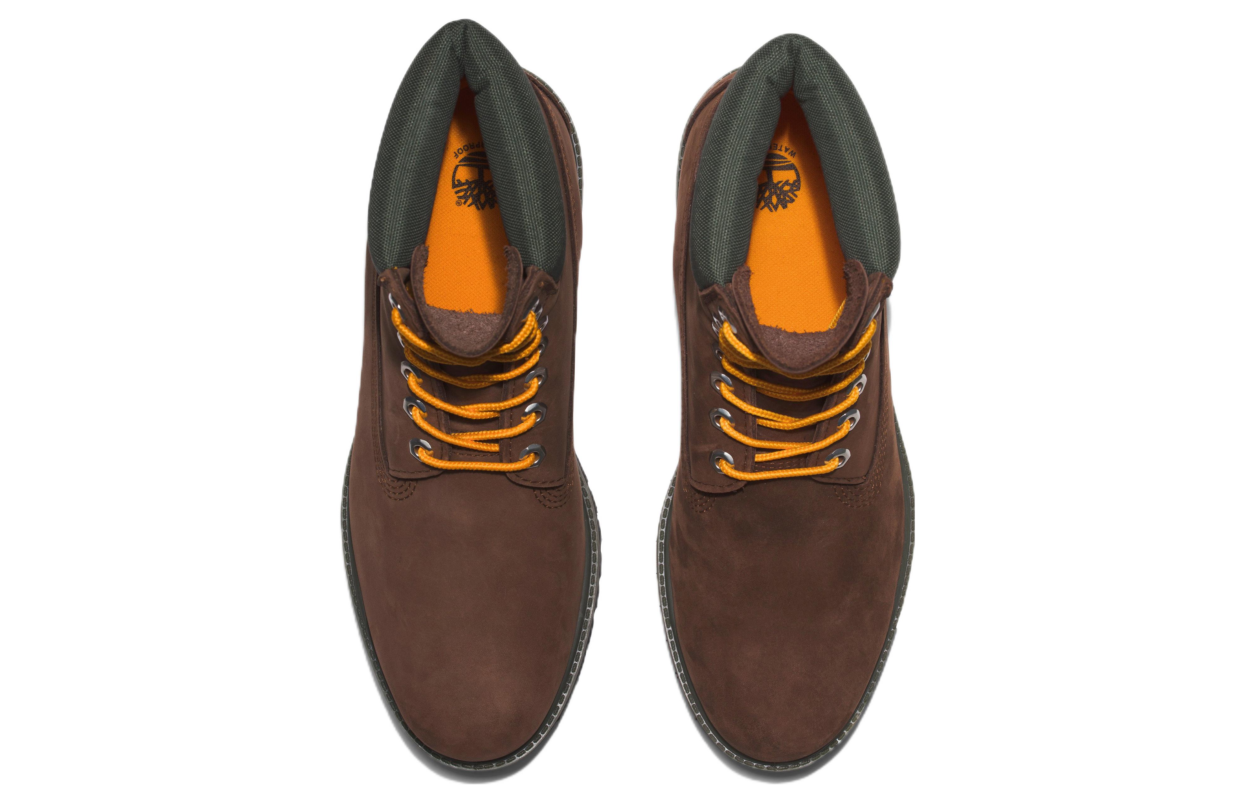 Ботинки мужские Timberland Premium 6 Inch водонепроницаемые коричневые, 41.5 EU