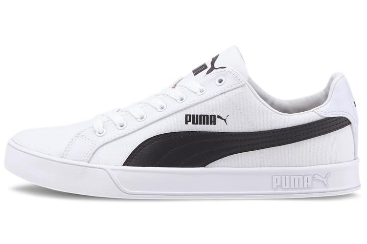Кеды унисекс PUMA Smash Vulc Canvas белые, черные