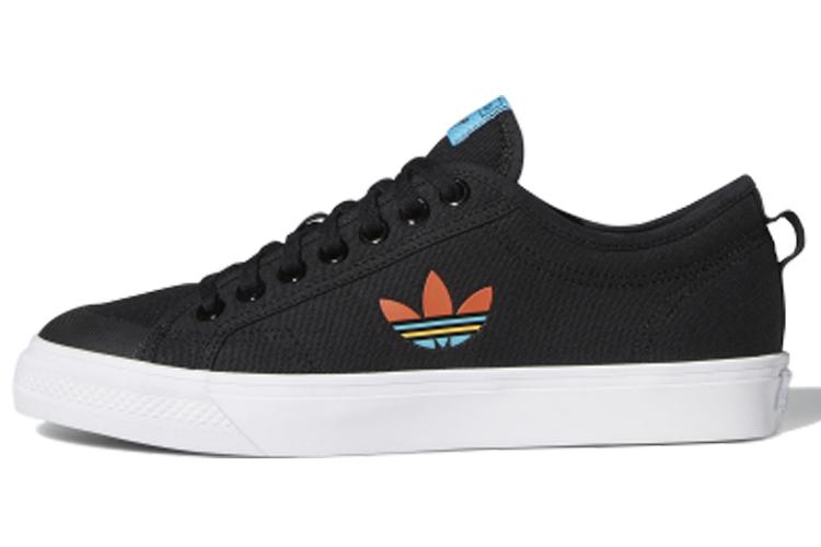 Кроссовки унисекс Adidas Nizza Trefoil черные, 37 1/3 EU