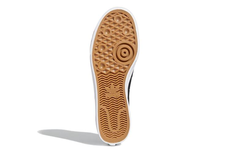 Кроссовки унисекс Adidas Nizza Trefoil черные, 37 1/3 EU