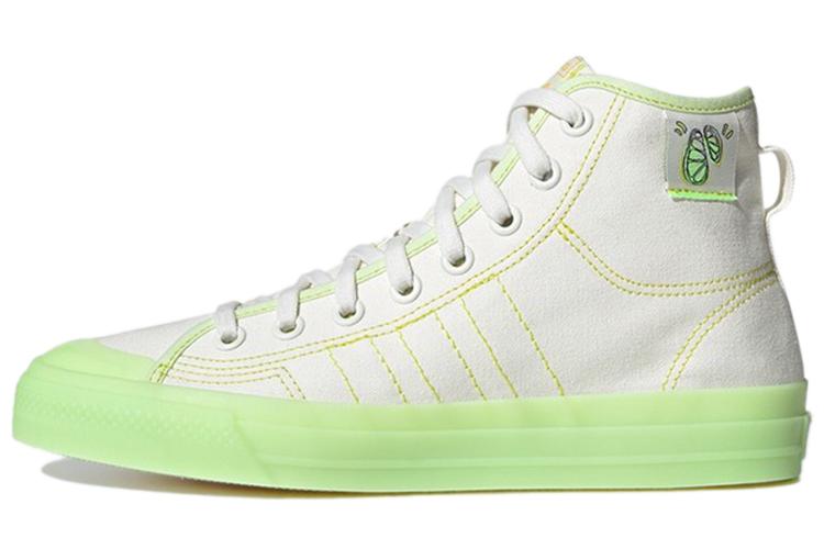 Кроссовки унисекс Adidas Nizza Hi RF кремовые, 36 2/3 EU