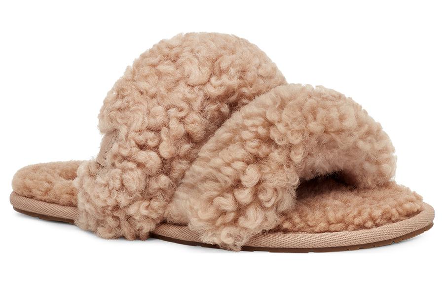 Тапочки женские UGG 1130837-SAN песочного цвета, 36 EU