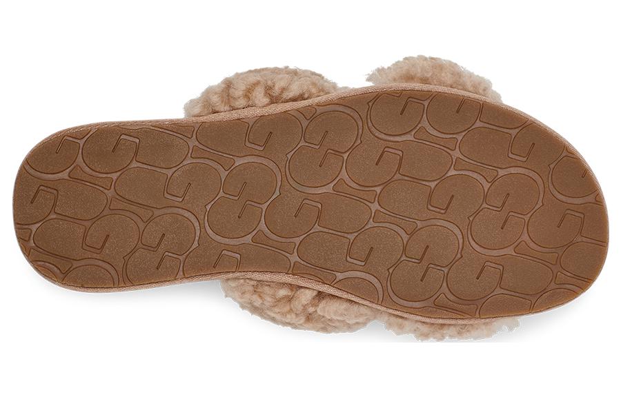 Тапочки женские UGG 1130837-SAN песочного цвета, 36 EU