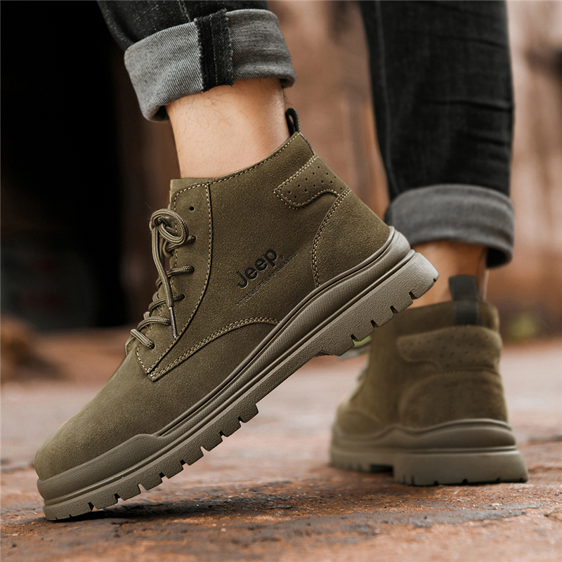 Ботинки мужские Jeep Martin Boot армейский зелёный, 38 EU