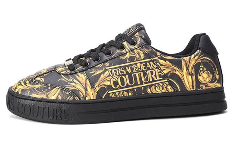 Кеды мужские VERSACE JEANS Versace низкие Black Yellow, 42 EU