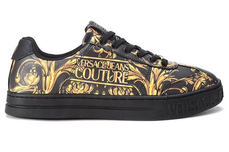 Кеды мужские VERSACE JEANS Versace низкие Black Yellow, 42 EU