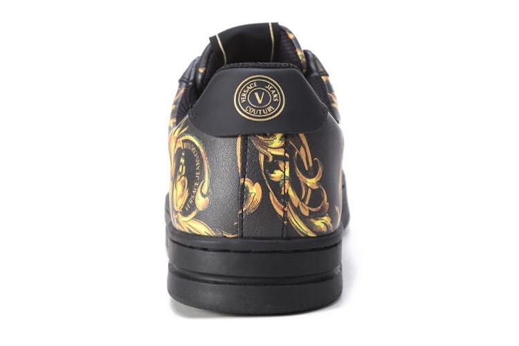 Кеды мужские VERSACE JEANS Versace низкие Black Yellow, 42 EU