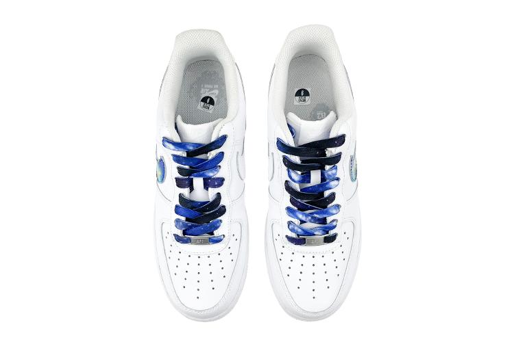 Спортивные кеды женские Nike Air Force 1 Thermal Coverage Low синие и фиолетовые, 37.5 EU