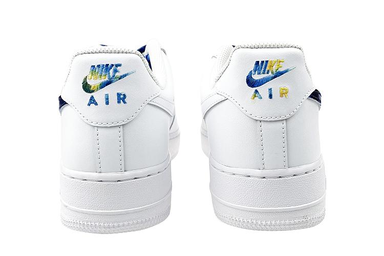 Спортивные кеды женские Nike Air Force 1 Thermal Coverage Low синие и фиолетовые, 37.5 EU