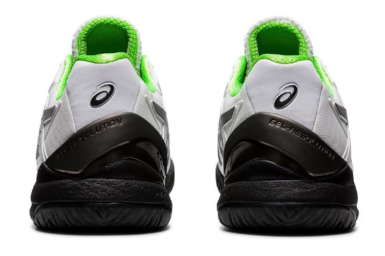 Кроссовки мужские ASICS GEL-Resolution 8 белые, зелёные, 42 EU
