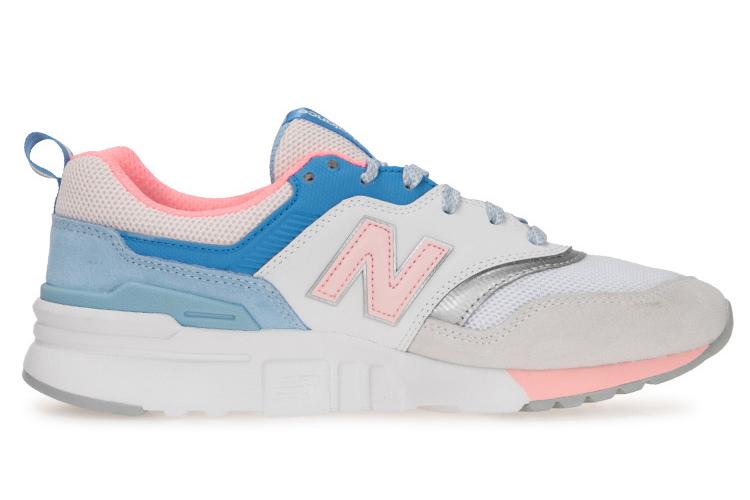 Кроссовки женские New Balance Nb 997 CW997HBC белые, розовые, 37.5 EU