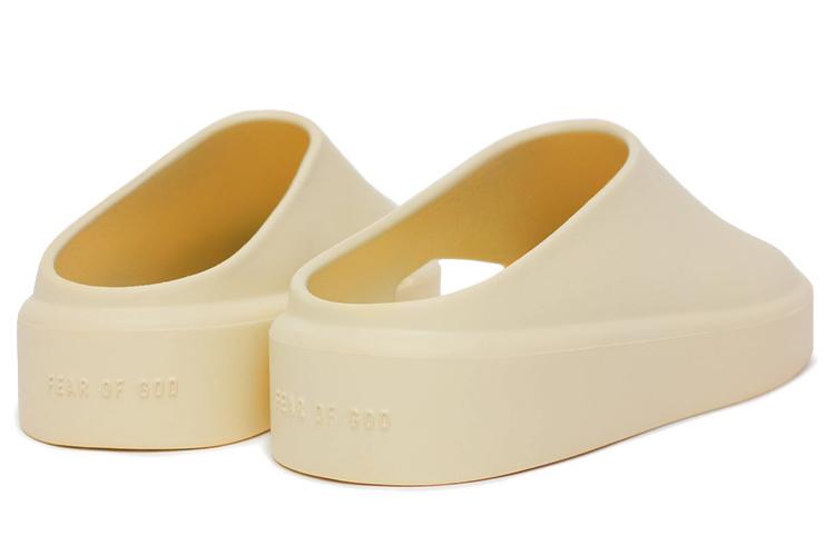 Шлепанцы унисекс Fear of God The California Slip-On кремовые, 36 EU