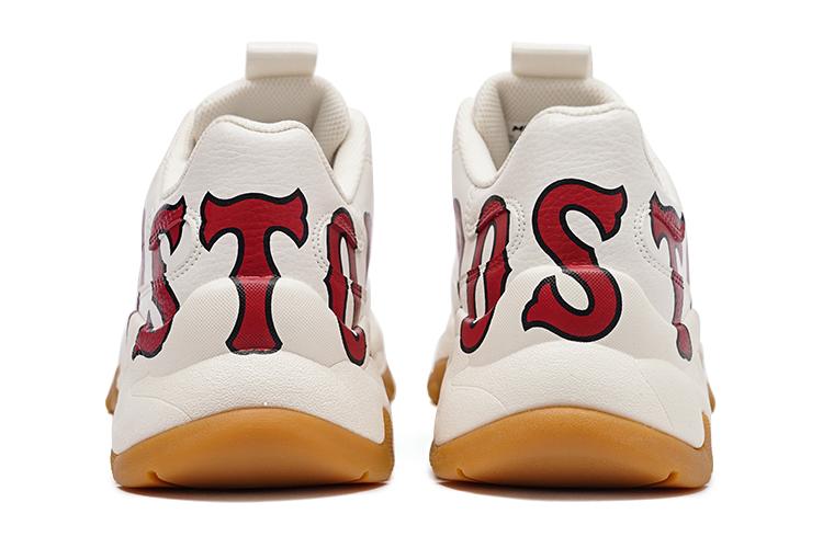 Кроссовки унисекс MLB Big Ball Chunky P белые и красные