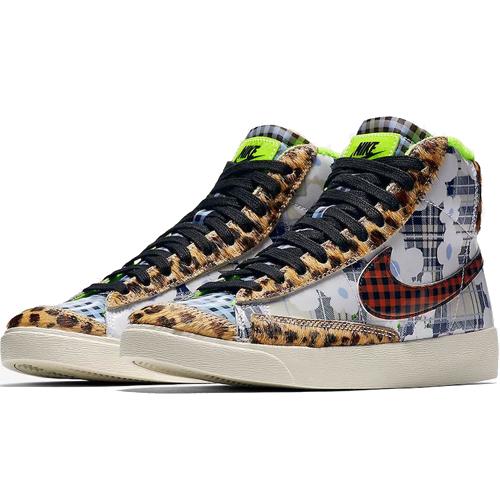 Кроссовки унисекс Nike Blazer Mid Gel Wid Print, 35.5 EU