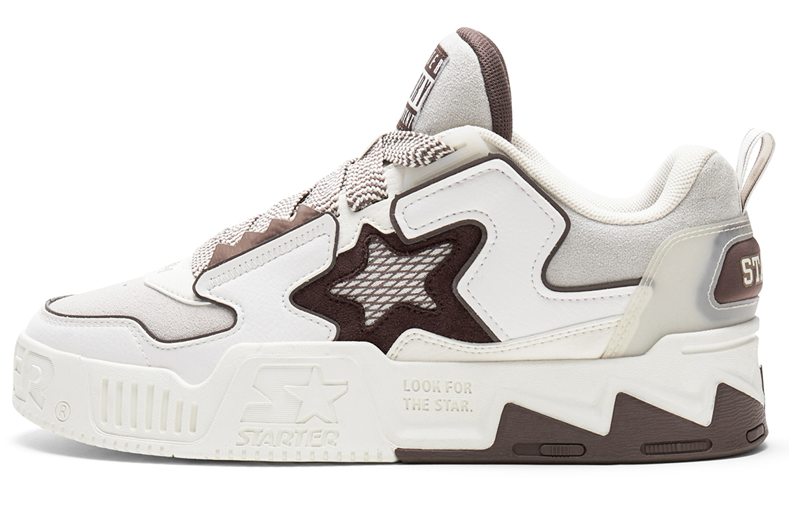 Кеды женские STARTER Vol Series бело-коричневые