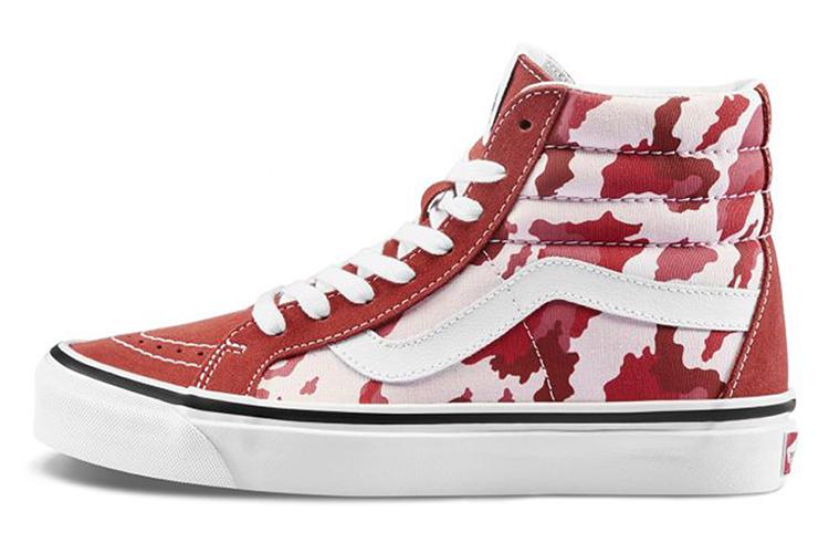 Кроссовки унисекс Vans SK8 Hi 38 DX красные, 39 EU