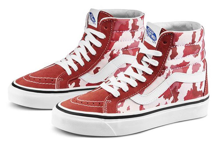 Кроссовки унисекс Vans SK8 Hi 38 DX красные, 38.5 EU