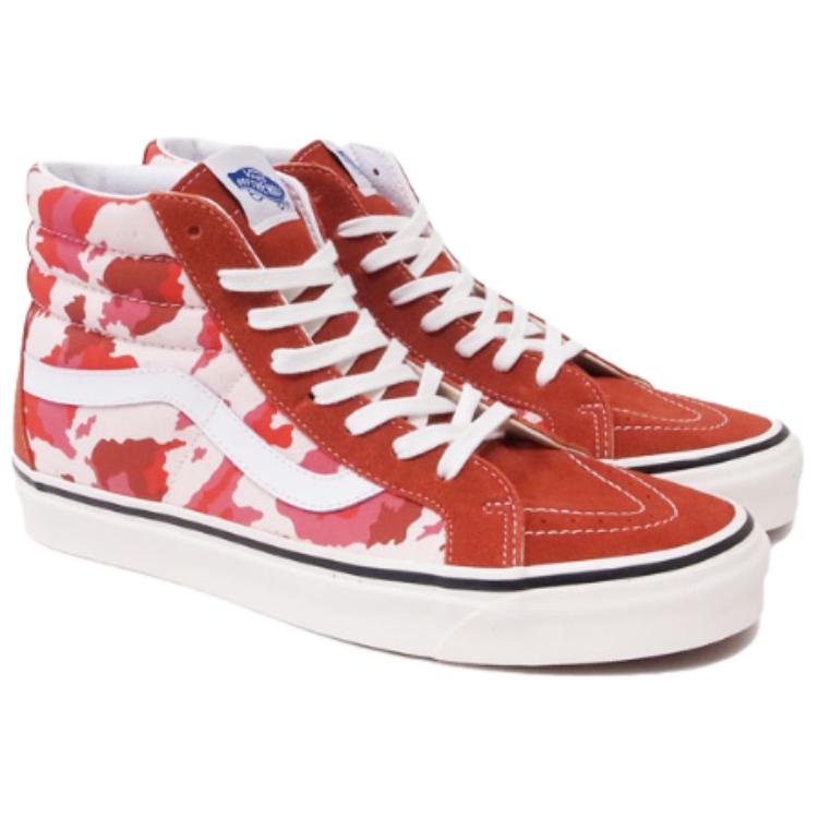 Кроссовки унисекс Vans SK8 Hi 38 DX красные, 38.5 EU