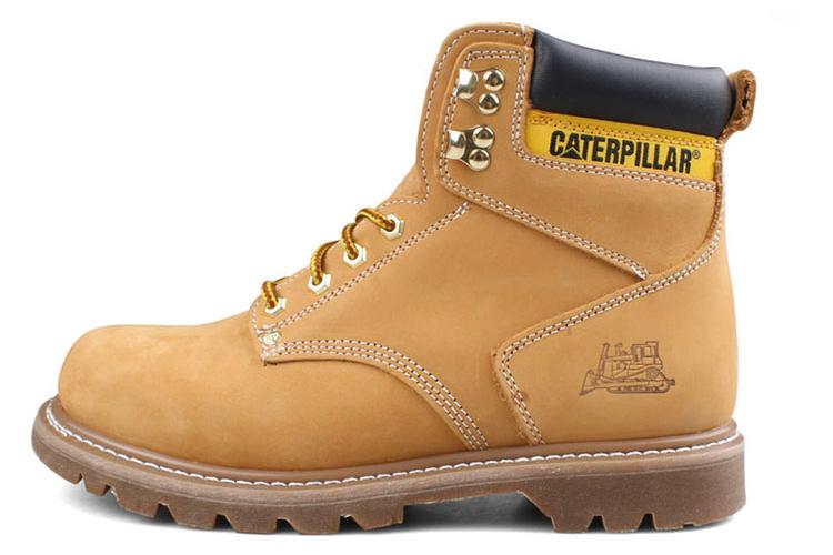 Ботинки мужские CAT P70042 желтые, 38.5 EU