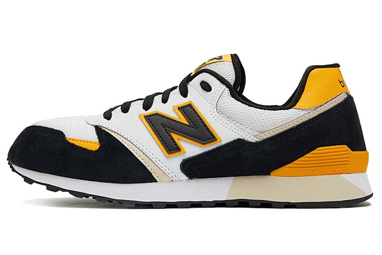 Кроссовки унисекс New Balance 446 черные, белые, желтые