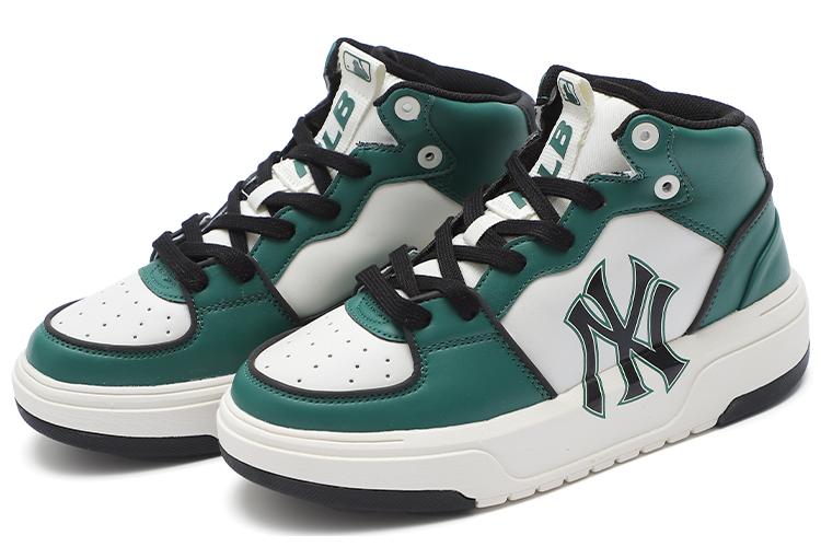 Кеды унисекс MLB Chunky Liner High High-Top зеленые, 37.5 EU