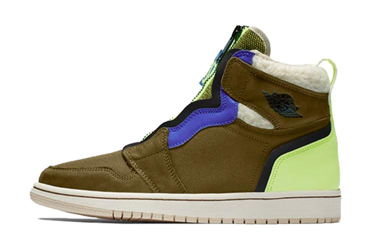 Кеды женские Air Jordan 1 Retro High Zip, 36.5 EU