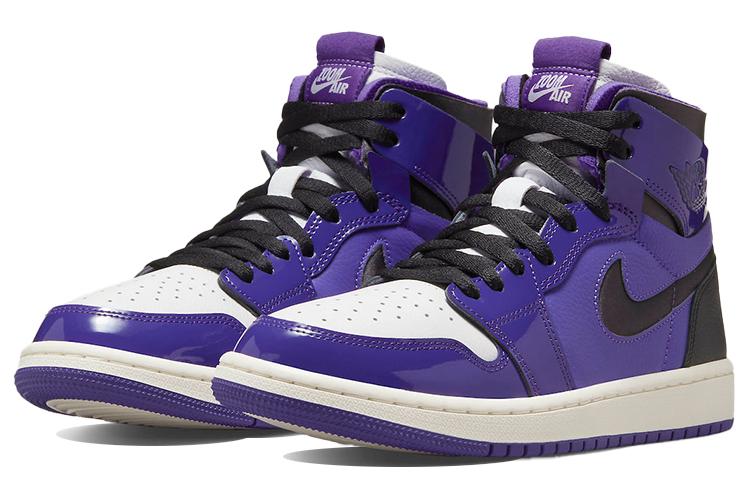 Кеды женские Air Jordan 1 Zoom Comfort Court Purple Patent, 36 EU