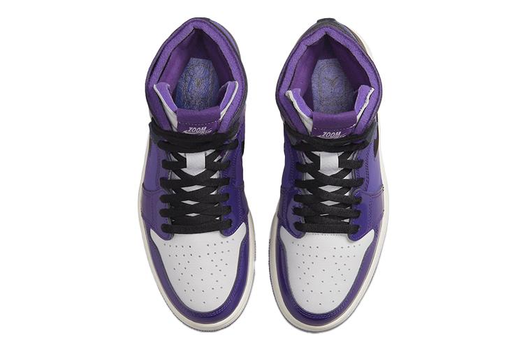 Кеды женские Air Jordan 1 Zoom Comfort Court Purple Patent, 36 EU