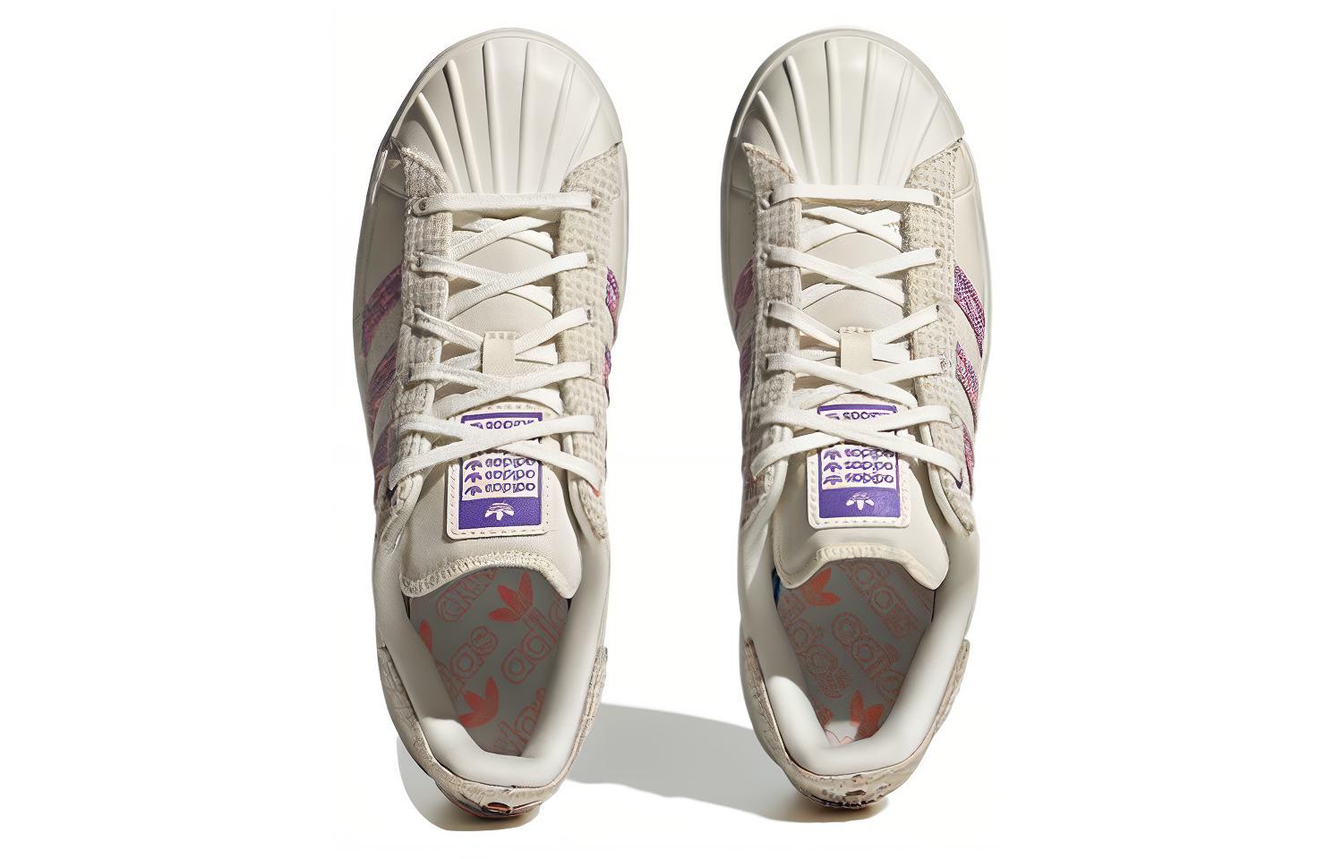 Кроссовки женские Adidas Originals Superstar Ayoon бежевые, 36 EU